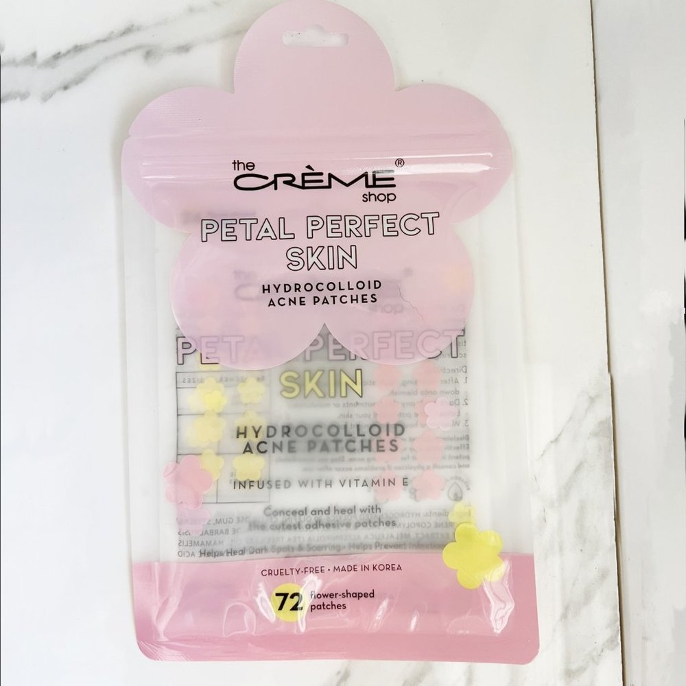 NEW Set of 3, The Creme Shop Petal Perfect Skin Hydrocolloid Acne Patches 72 ct